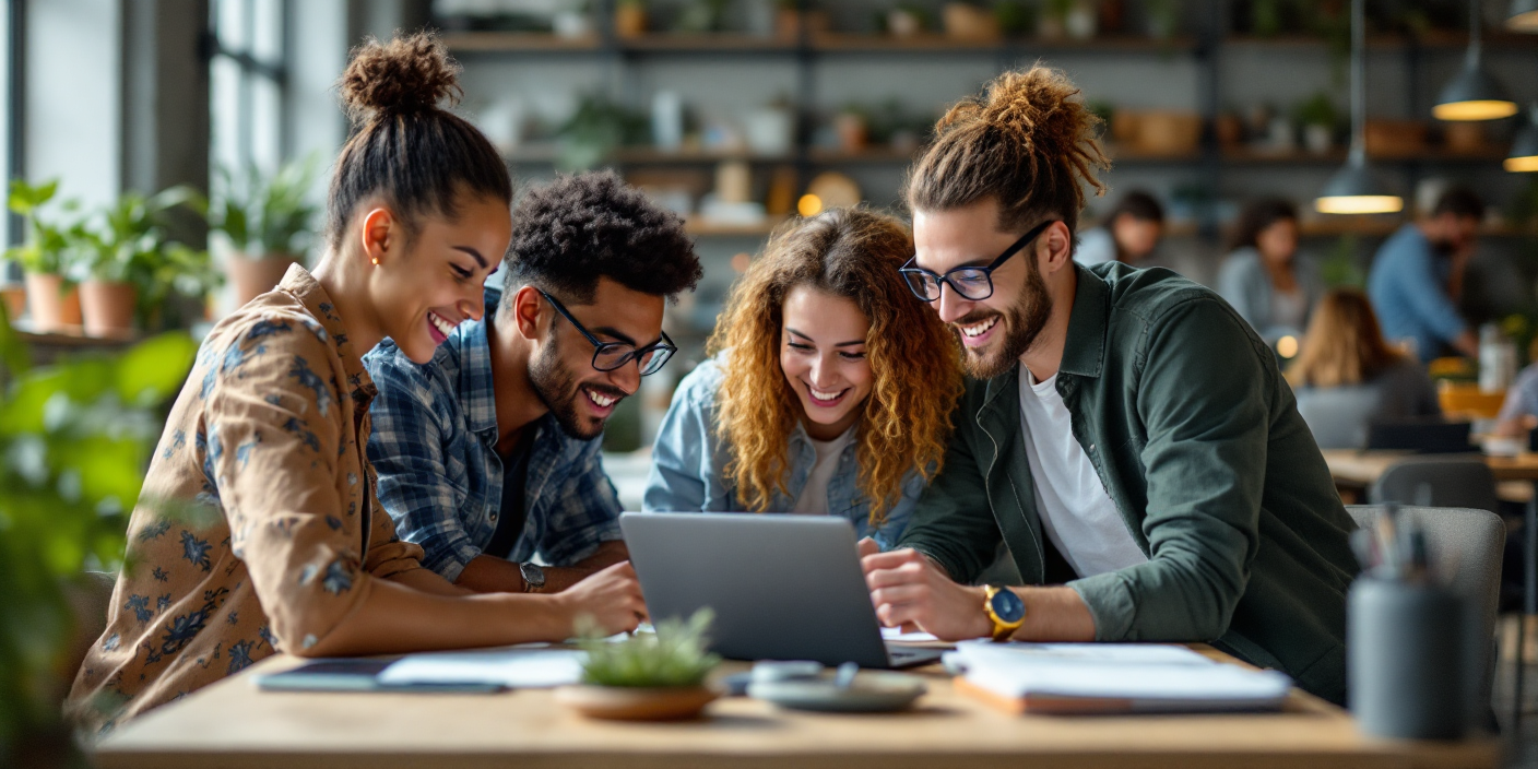 Students Collaborating